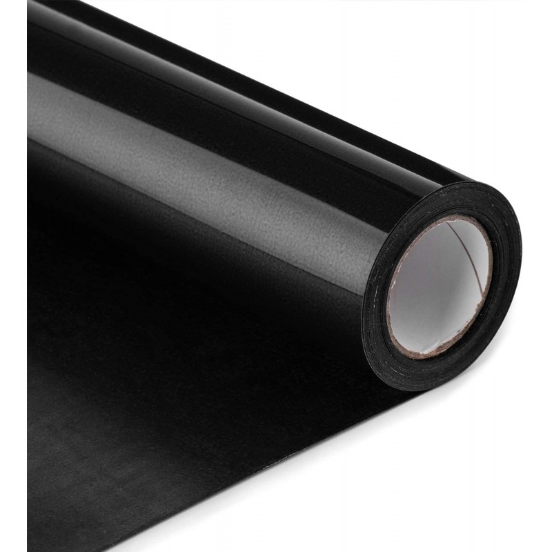 Meidong HTV Vinyl Rolls - 12 Inch × 10 Feet PU Heat Transfer Vinyl, Easy Cut & Weed Compatible with Cameo Silhouette & Cricut, Iron on Vinyl for DIY T-Shirts, Bags and Other Textiles(Navy)
